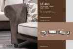 Milano cetvorosed, trosed, dvosed i fotelja