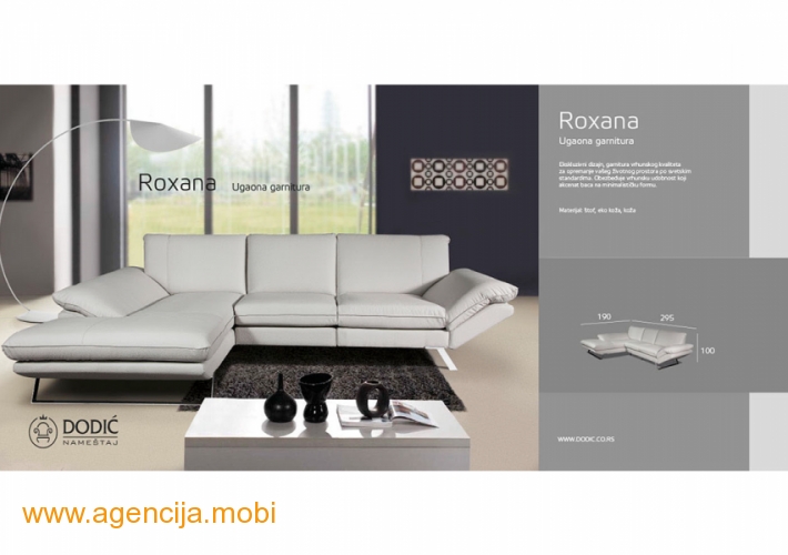 Roxana Roksana ugaona garnitura